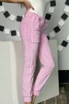 Брюки 8033 (Розовый) - Модно-Трикотаж