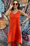 Платье 8090 (Рыжий) - Модно-Трикотаж