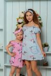 Платье 5116 детское (Голубой) - Модно-Трикотаж
