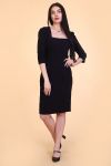 Платье 24857 (Черный) - Модно-Трикотаж