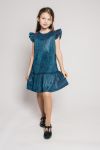 Платье для девочки 81220 (Морская волна) - Модно-Трикотаж