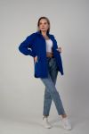Пальто-рубашка 100009 (Синий) - Модно-Трикотаж
