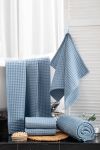 Полотенце для ванной Бохо (Серо-голубой) - Модно-Трикотаж