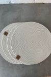 Сервировочная салфетка круглая 17102 (Молочный) - Модно-Трикотаж