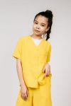 Рубашка для девочки 0610 (Желтый) - Модно-Трикотаж