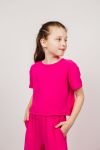 Блузка для девочки 05113 (Фуксия) - Модно-Трикотаж